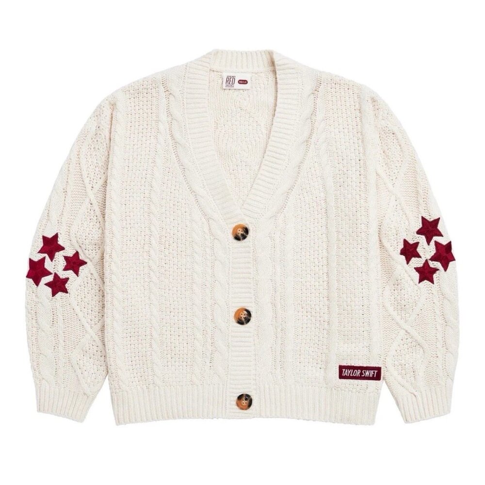 Size M/L Taylor Swift Red Taylor’s Version Cardigan AUTHENTIC`